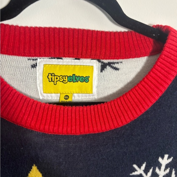 Tipsy Elves Women’s Winter Whale Tail Plus Size Ugly Christmas Sweater Size XXL - Picture 6 of 6